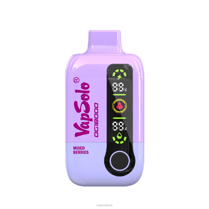 VapSolo CZ - smíšené bobule VapSolo DG18000 jednorázová vapa VLFJ51