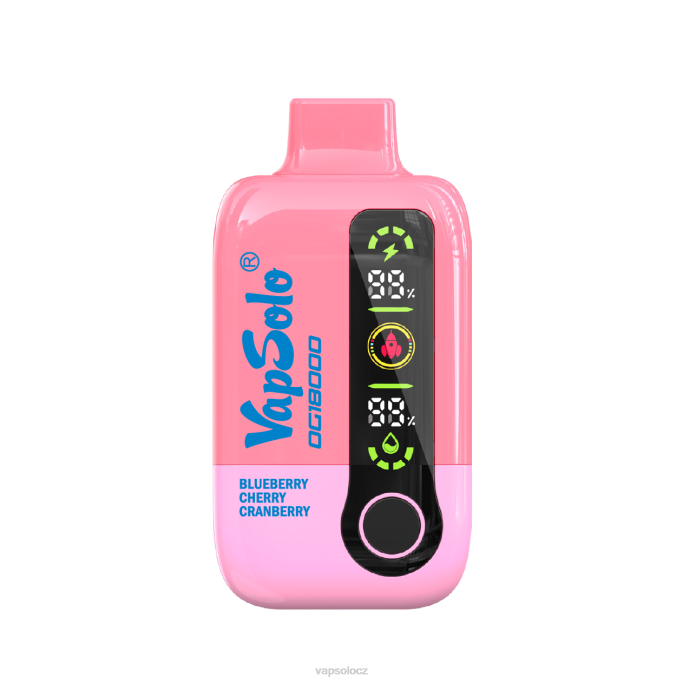 VapSolo Wholesale - borůvka třešeň brusinka VapSolo DG18000 jednorázová vapa VLFJ49