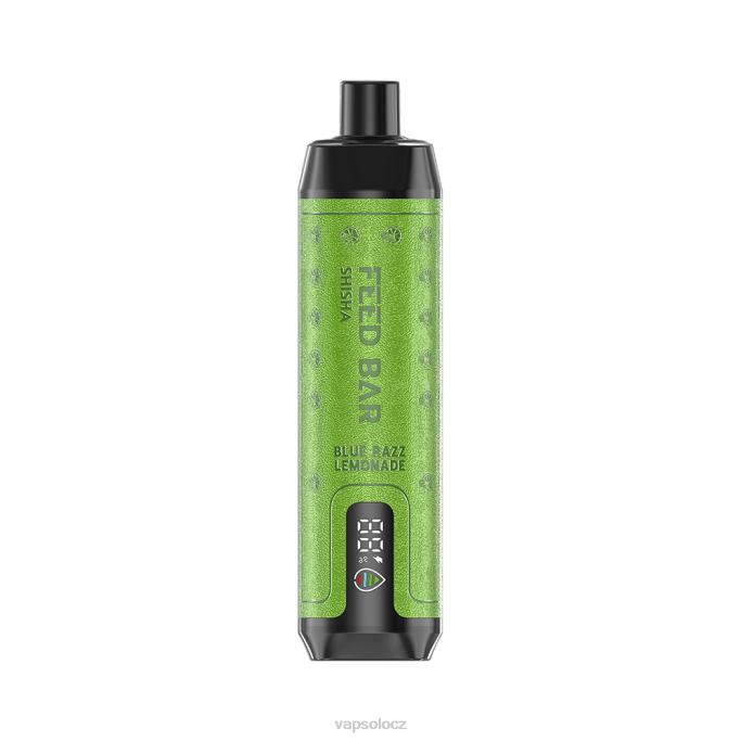 VapSolo Nikotin - modrá razz limonáda VapSolo SHISHA jednorázová vapa VLFJ3