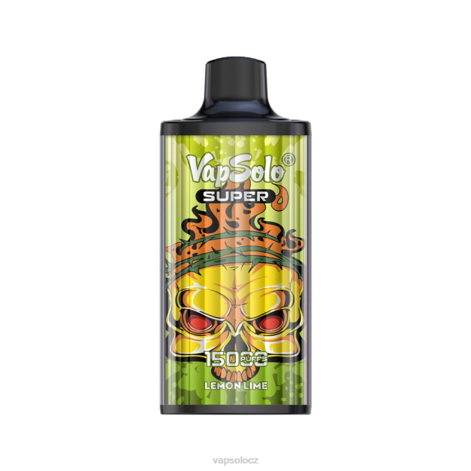 VapSolo Nikotin - citronová limetka VapSolo SUPER jednorázová vapa VLFJ18