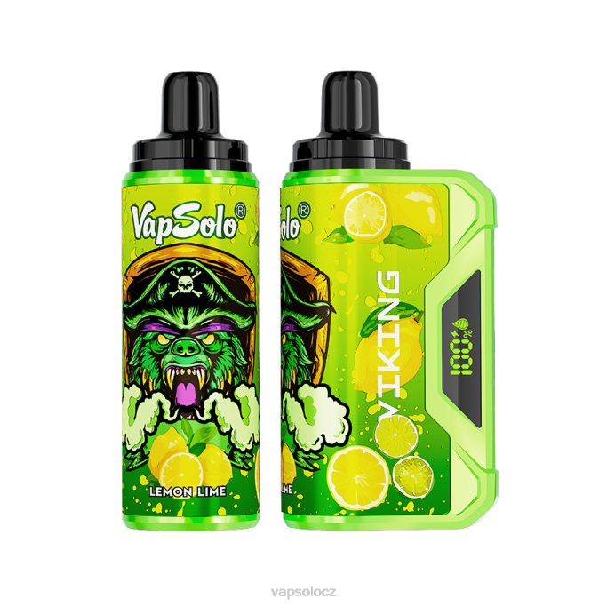 VapSolo Buy - citronová limetka VapSolo VIKING jednorázová vapa VLFJ40