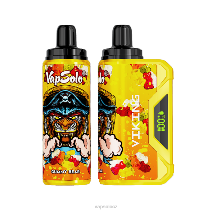VapSolo Wholesale - gumový medvídek VapSolo VIKING jednorázová vapa VLFJ39
